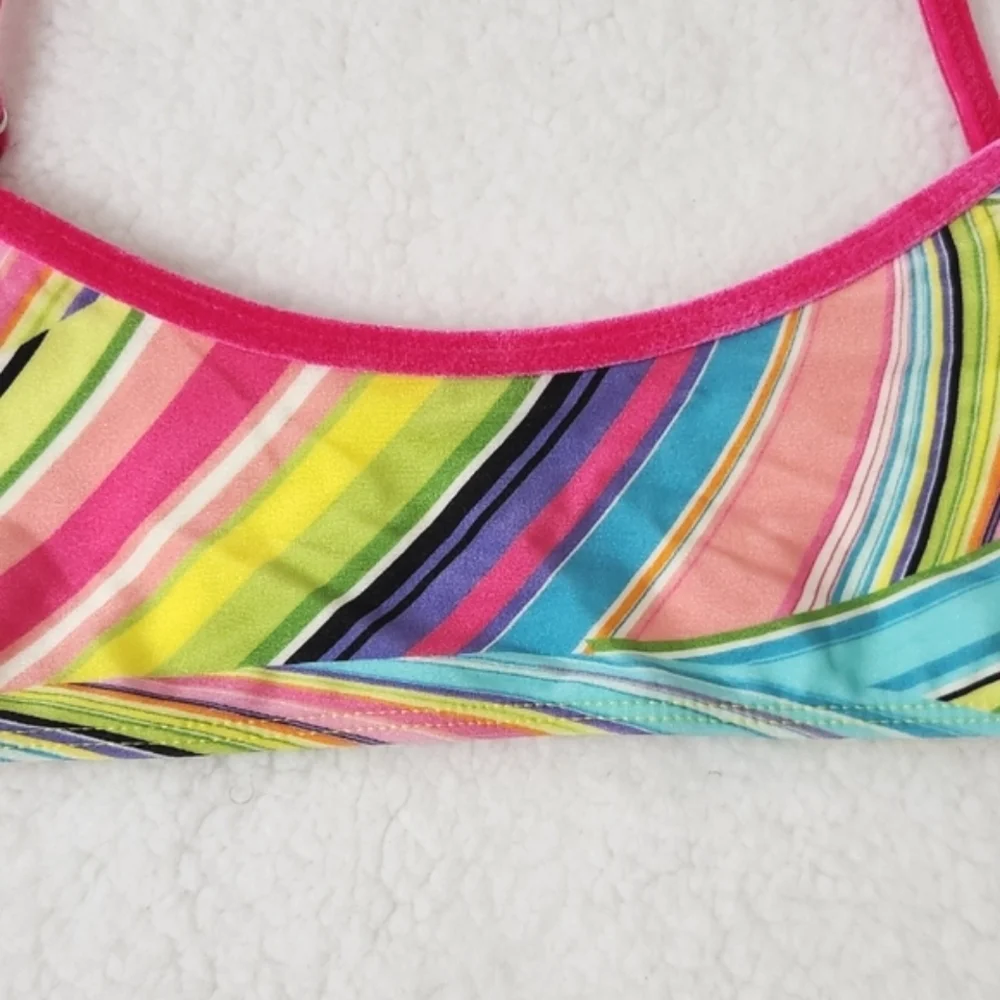 New!Frankie's Bikinis Dallas Shine Bralette‎ Bikini Top